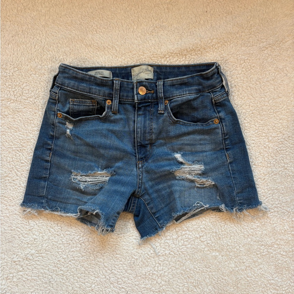 Universal Thread Blue Distressed Jean Shorts